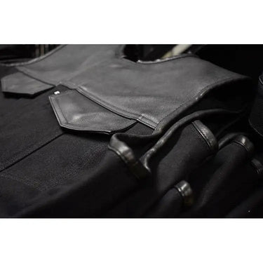 Espinozas Leather Hybrid Vest - TMF Cycles